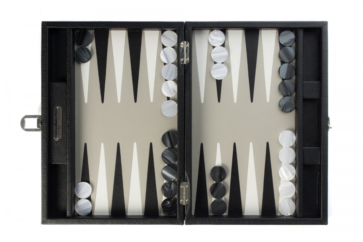 Hector Saxe - Backgammonbord - Baptiste medium Buffalo Black